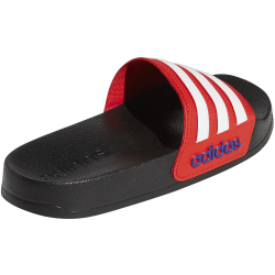 adidas Shower adilette Badelatschen Kinder A0QM - cblack/ftwwht/vivred 28