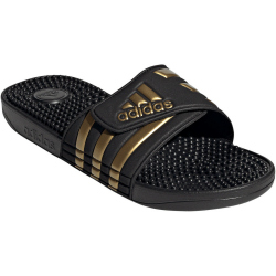 adidas Adissage Badelatschen Herren A0QM - cblack/goldmt/cblack 50