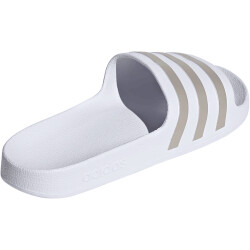adidas Aqua Adilette Badelatschen 01F7 - ftwwht/plamet/ftwwht 42