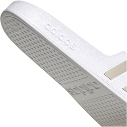 adidas Aqua Adilette Badelatschen EF1730 - cloud white/platin met./cloud white 42