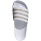 adidas Aqua Adilette Badelatschen EF1730 - cloud white/platin met./cloud white 43