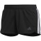 adidas Pacer Knit Shorts Damen 095A - black/white XS
