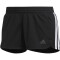 adidas Pacer Knit Shorts Damen 095A - black/white XS
