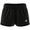adidas Pacer Knit Shorts Damen 095A - black/white XS