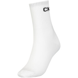 Calvin Klein Modern Logo Short Crew Socken Damen 002 - white