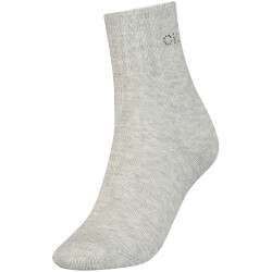 Calvin Klein Crystal Logo Short Socken Damen 004 - light...