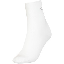 Calvin Klein Crystal Logo Short Socken Damen 002 - white