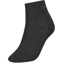 Calvin Klein Crystal Logo Short Socken Damen 001 - black