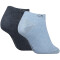 2er Pack Calvin Klein Sneakersocken Damen 006 - light blue melange