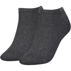 2er Pack Calvin Klein Sneakersocken Damen 005 - dark grey...