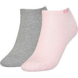 2er Pack Calvin Klein Sneakersocken Damen 004 - pink