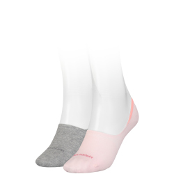 2er Pack Calvin Klein Mid-Cut-Logo Füßlinge...