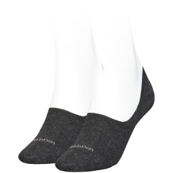 2er Pack Calvin Klein Mid-Cut-Logo Füßlinge...