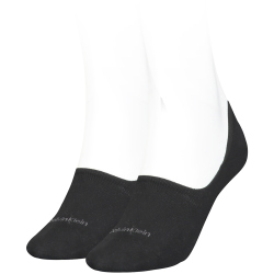 2er Pack Calvin Klein Mid-Cut-Logo Füßlinge...