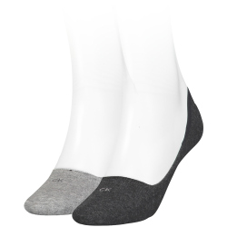 2er Pack Calvin Klein Mid-Cut-Logo Füßlinge...