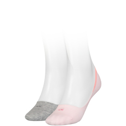 2er Pack Calvin Klein Mid-Cut-Logo Füßlinge...