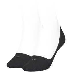 2er Pack Calvin Klein Mid-Cut-Logo Füßlinge...