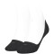 2er Pack Calvin Klein Mid-Cut-Logo Füßlinge Damen 001 - black 35-38