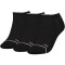 3er Pack Calvin Klein Athleisure Sneakersocken Damen 001 - black