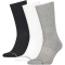 3er Pack Calvin Klein Athleisure Crew Socken Herren 003 - mid grey melange