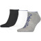 3er Pack Calvin Klein Athleisure Sneakersocken Herren 003 - mid grey melange