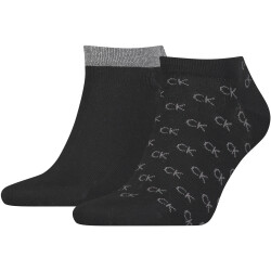 2er Pack Calvin Klein Logo Sneakersocken Herren 001 -...