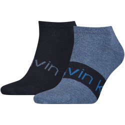 2er Pack Calvin Klein Logostreifen Sneakersocken Herren...