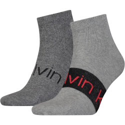 2er Pack Calvin Klein Logostreifen Sneakersocken Herren...