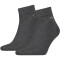 2er Pack Calvin Klein Quarter Socken Herren 005 - dark grey melange 43-46