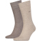 2er Pack Calvin Klein Socken Herren 006 - brown melange 43-46