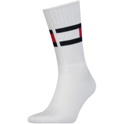 TOMMY HILFIGER Flag Socken 300 - white 35-38