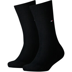 2er Pack TOMMY HILFIGER Basic Socken Kinder 200 - black...