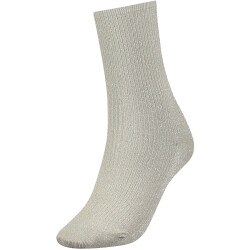 TOMMY HILFIGER Glitter Socken Damen 500 - silver 35-38