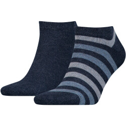 2er Pack TOMMY HILFIGER Duo Stripe Sneakersocken Herren...