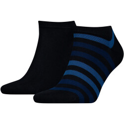 2er Pack TOMMY HILFIGER Duo Stripe Sneakersocken Herren...