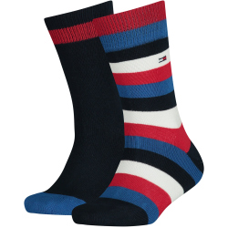 2er Pack TOMMY HILFIGER Basic Stripe Socken Kinder 563 -...