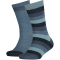2er Pack TOMMY HILFIGER Basic Stripe Socken Kinder 356 - jeans 23-26
