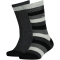 2er Pack TOMMY HILFIGER Basic Stripe Socken Kinder 200 - black 39-42