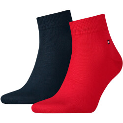 2er Pack TOMMY HILFIGER Quarter Socken Herren 085 - tommy...