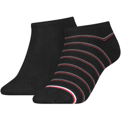 2er Pack TOMMY HILFIGER Preppy Sneakersocken Damen 004 -...