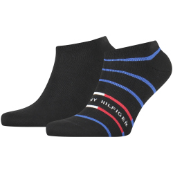 2er Pack TOMMY HILFIGER Breton Stripe Sneakersocken...