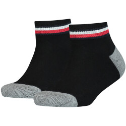 2er Pack TOMMY HILFIGER Iconic Quarter Socken Kinder 200...