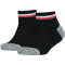 2er Pack TOMMY HILFIGER Iconic Quarter Socken Kinder 200 - black 27-30