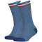 2er Pack TOMMY HILFIGER Iconic Sportsocken Kinder 356 - jeans 27-30
