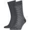 2er Pack TOMMY HILFIGER Small Stripe Socken Herren 201 - anthracite 47-49