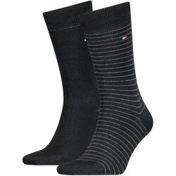 2er Pack TOMMY HILFIGER Small Stripe Socken Herren 200 -...
