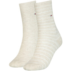 2er Pack TOMMY HILFIGER Small Stripe Socken Damen 005 -...