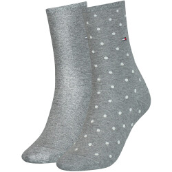 2er Pack TOMMY HILFIGER Socken mit Punkten Damen 006 -...