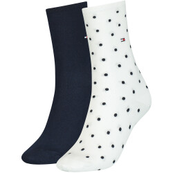 2er Pack TOMMY HILFIGER Socken mit Punkten Damen 002 -...