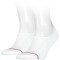 2er Pack TOMMY HILFIGER Iconic Füßlinge Herren 300 - white 39-42